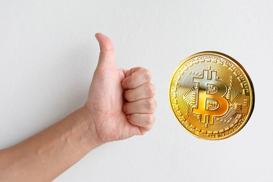Bitcoin - palec hore