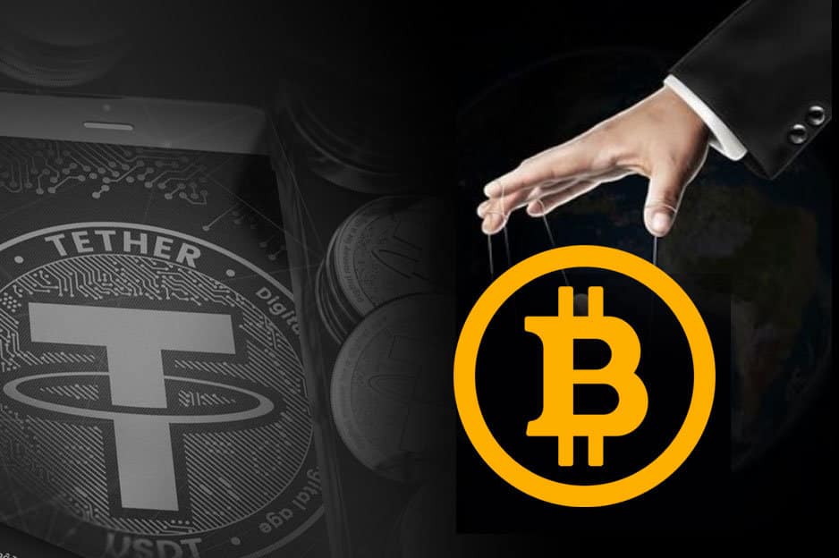 Bitcoin, Tether, manipulácia