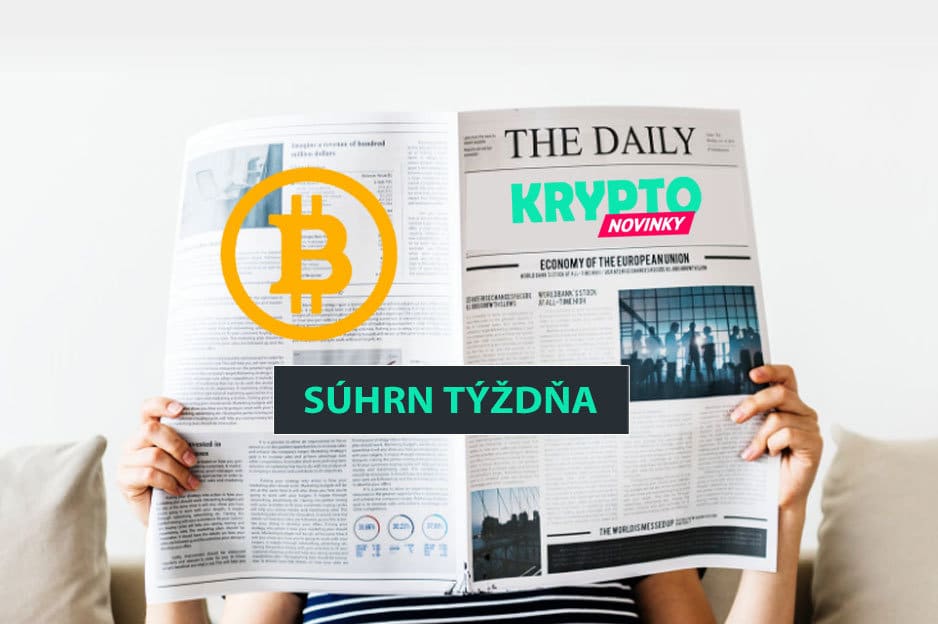 Súhrn týždňa Bitcoin kryptomeny
