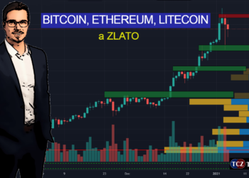 Analýza: Tržní sentiment a pohled na Bitcoin, Ethereum, Litecoin a zlato