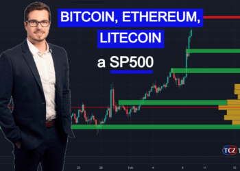 Analýza: Bitcoin, Ethereum, Litecoin, SP500 a sentiment na trzích
