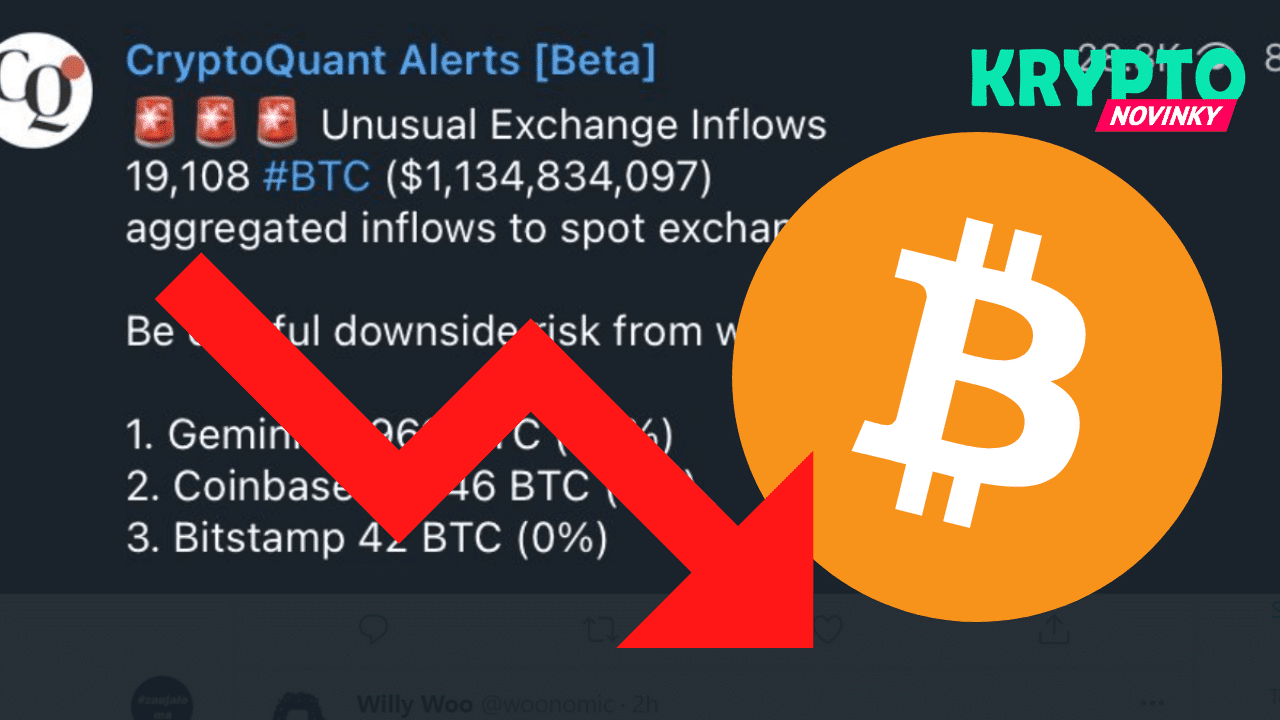 Bitcoin pád CryptoQuant