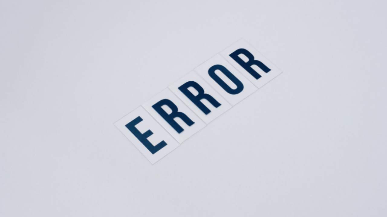 Error výpadok