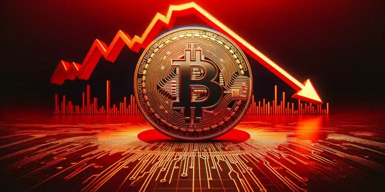 Bitcoin-pokles