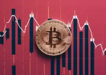 Bitcoin červená