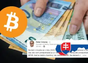 Daň z kryptomien, Peter Cmorej