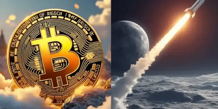 Rast ceny Bitcoinu, zdroj: X