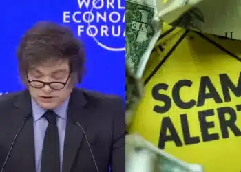 Javier Milei, podvod