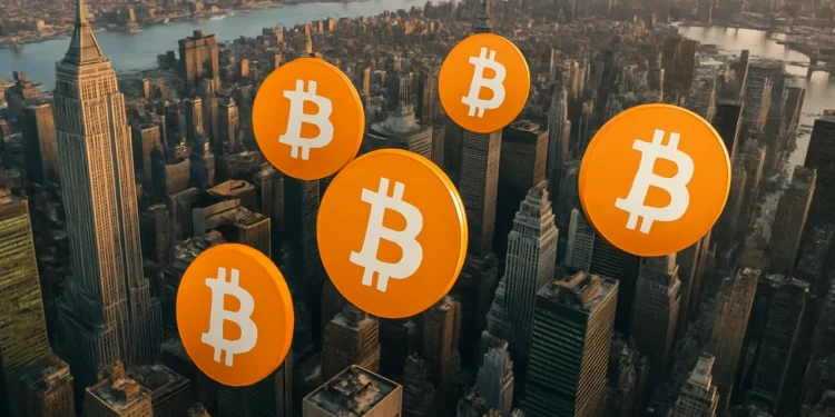 Bitcoin New York mesto