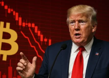 Trump Bitcoin pád