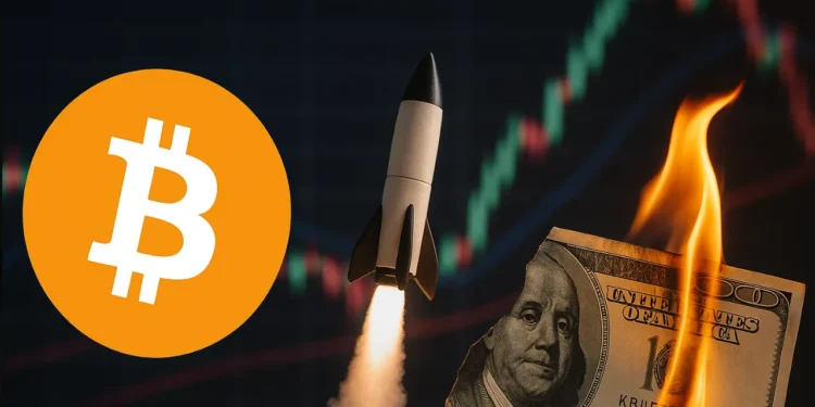 Bitcoin raketa dolár