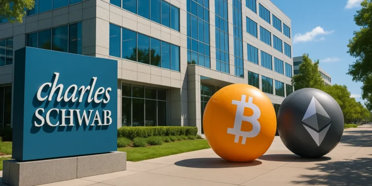 Charles Schwab kryptomeny