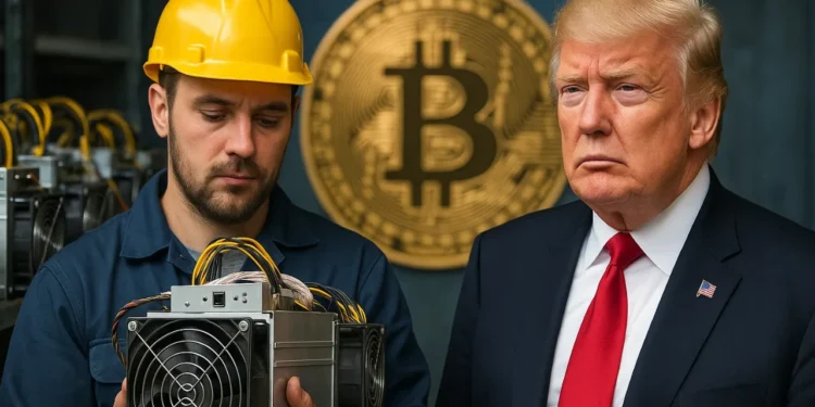 Bitcoin Trump ťažba