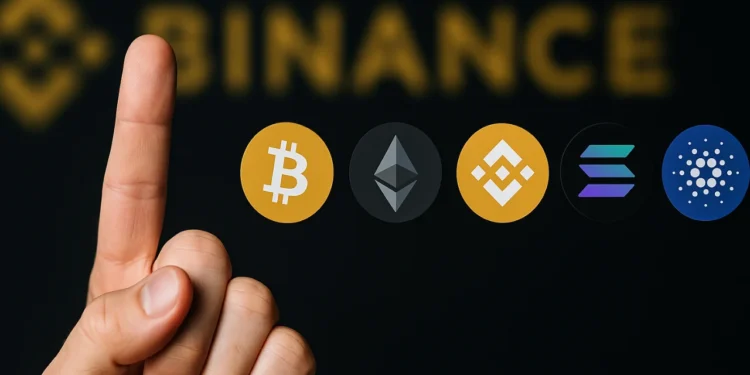 Binance kryptomeny