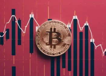 Bitcoin červená