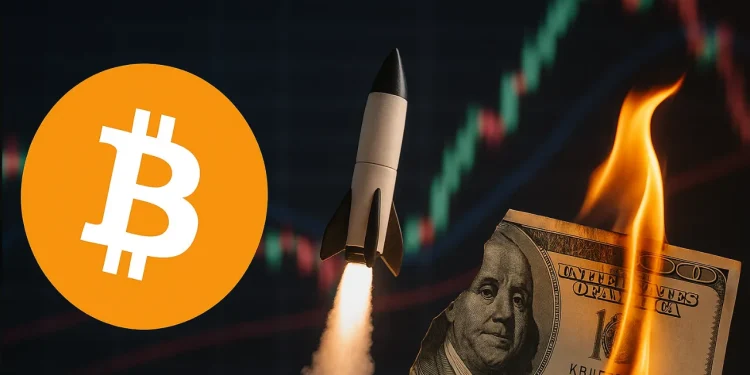 Bitcoin raketa dolár