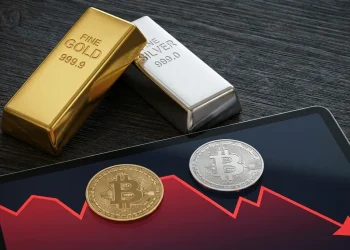 Bitcoin zlato striebro