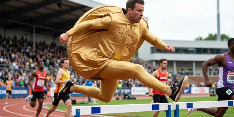 Bitcoin prekazky, zdroj: Nano Banana