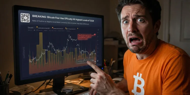Extrémny strach Bitcoin