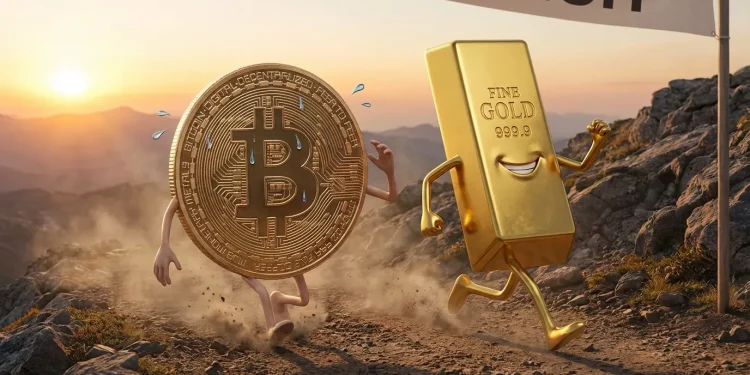 Bitcoin Verzus Zlato
