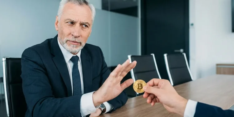 Bitcoin Investor Odmietanie