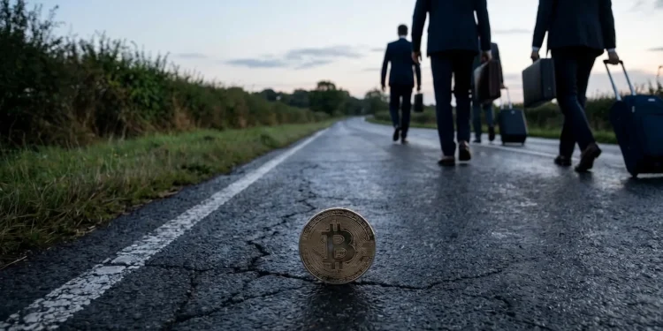 Bitcoin Investori Odchod