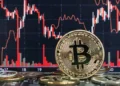 Bitcoin pokles graf