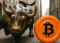 Bitcoin, býk a Wall Street