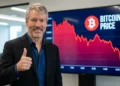 Bitcoin Michael Saylor Pokles