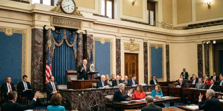 Clarity Act Senat Hodiny
