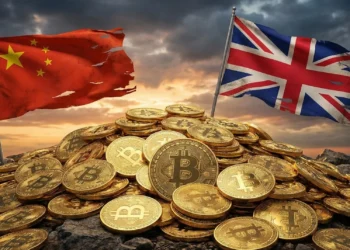Čína Britania Bitcoin