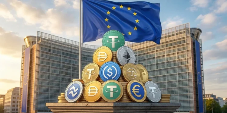 Stablecoiny EÚ